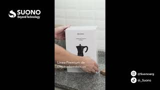 Cafetera Italiana Eléctrica Suono - Con base desmontable - Diseño Premium
