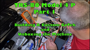 TRS-80 Model 4 P Part 1: Building a Custom GoTek and Unboxing the Machine