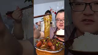 Braised pork belly and noodle tasting show, 돼지갈비찜과 면 요리 시식회| LIN VLOG먹방 #12991