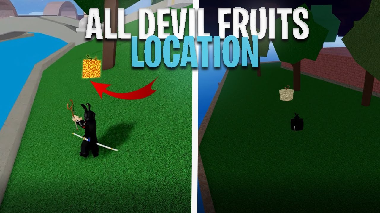 All Devil Fruits Spawn Location in Blox Fruits ! ( First Sea