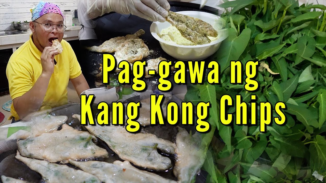 Pag-gawa ng KangKong Chips - Grupo ng Estudyante ng Tayo ng Negosyong Kang Kong