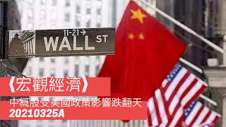 〈宏觀經濟〉2 EP_48a: 市況簡評/ 普遍股市續軟 /中概股受美國政策影響跌翻天/ 美匯獨強 20210325a