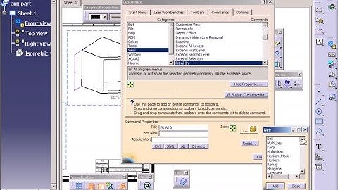 CATIA V5 -Creating shortcuts using Accelerators (updated)