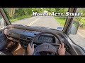 The 38 Horsepower Kei Car You Need To Drive! - 1992 Honda Acty Street Van POV (Binaural Audio)