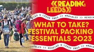 FESTIVAL PACKING ESSENTIALS & PREP 2023 (WITH LINKS) | Reading & Leeds Festival | What to take?