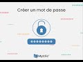 Myclic  cration dun mot de passe utilisateur