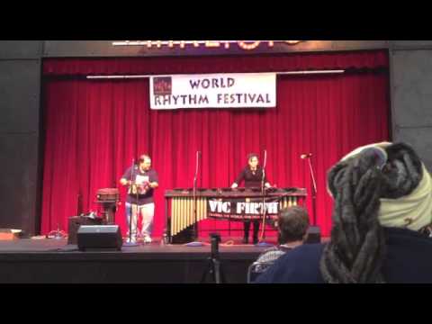 Seattle World Rhythm Fest 2013: Jane Boxall and Ed Hartman play 'Salsa Mexicana' by K. Stensgaard