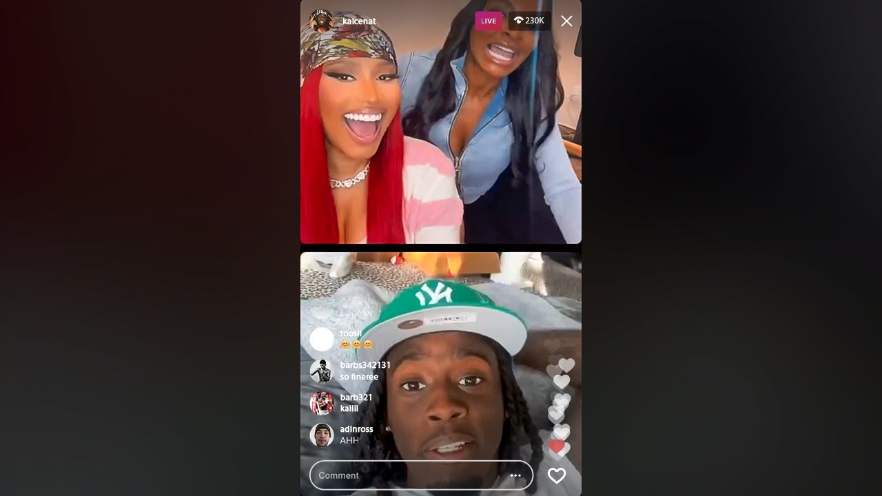 Kai Cenat Goes Live With Nicki Minaj!