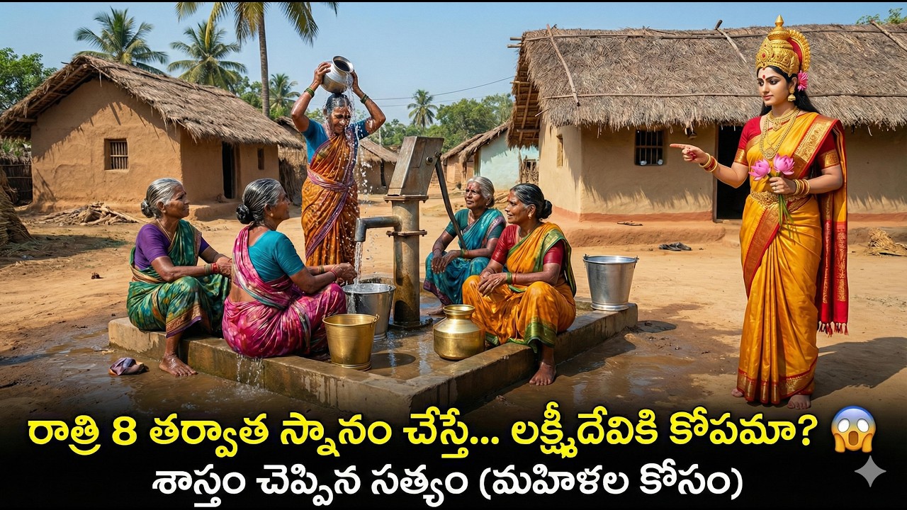రాత్రి 8 గంటల తర్వాత స్నానం చేసే మహిళలపై లక్ష్మీదేవికి ఎందుకు కోపం వస్తుంది? నిజం తెలుసుకోండి.