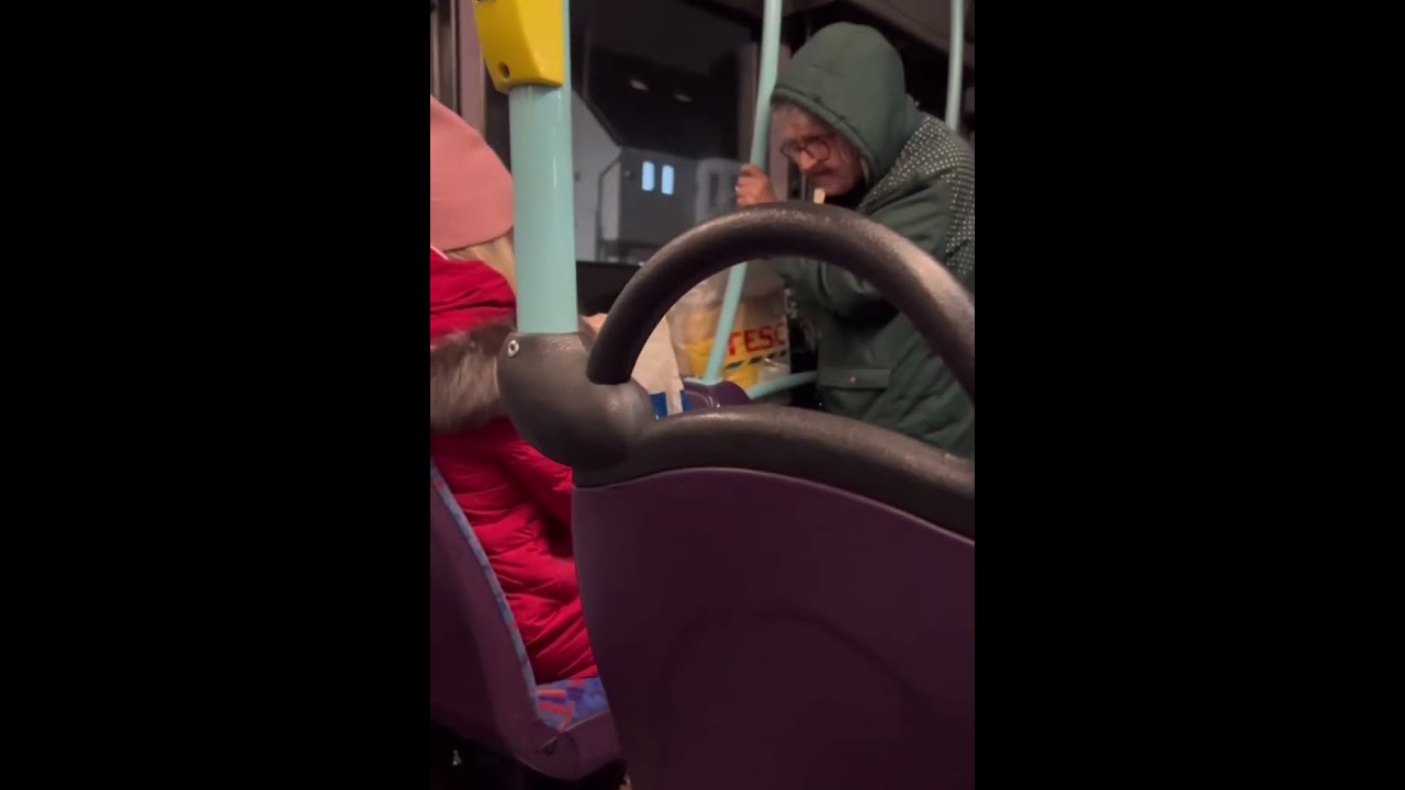 Worldstar  grandma fight on bus in London UK (pt.3)  