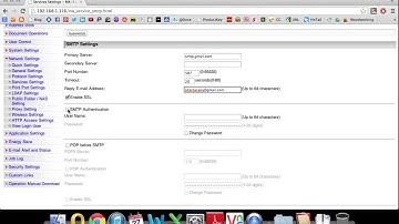 Setup Scanning to Email with Gmail on Sharp Printer