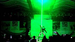 LASER LIGHT show with Laserman act by JB Dela Cruz