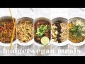 5 VEGAN MEALS UNDER £1($1.50) | Budget-friendly Recipes for Beginners