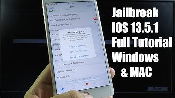 How to Jailbreak iOS 13.5.1 Fully Tutorial Both Windows/Mac