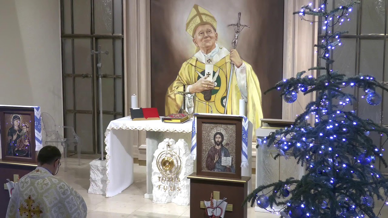 Msza greckokatolicka po ukraińsku w Kaplicy Jana Pawła II (g. 