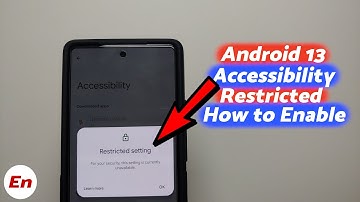 Android 13 & 14 Accessibility Access Restricted Setting Enable or Bypass | Without Root & Computer