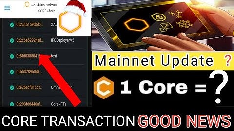 Core mainnet launch price?|satoshi core dao|Core dao 2023 update|Satoshi core mining new update#core