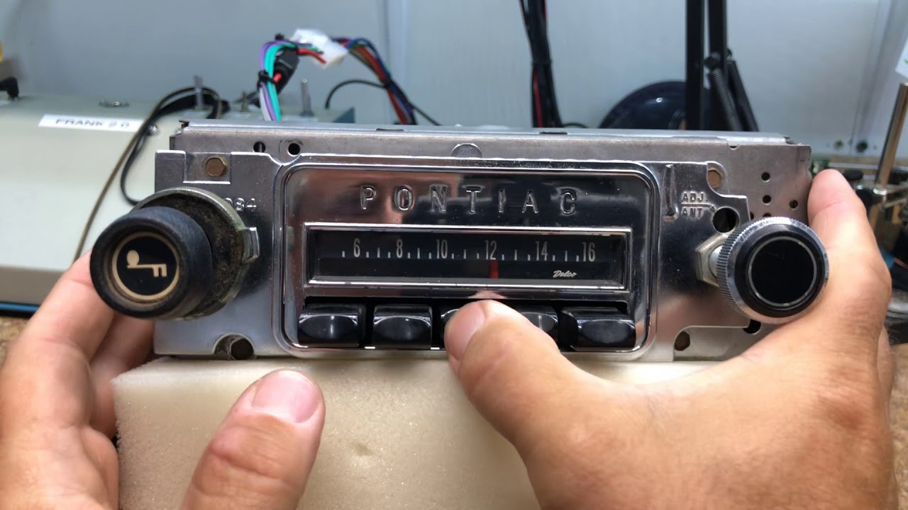 1965 Pontiac GTO AM FM AUX Radio Conversion