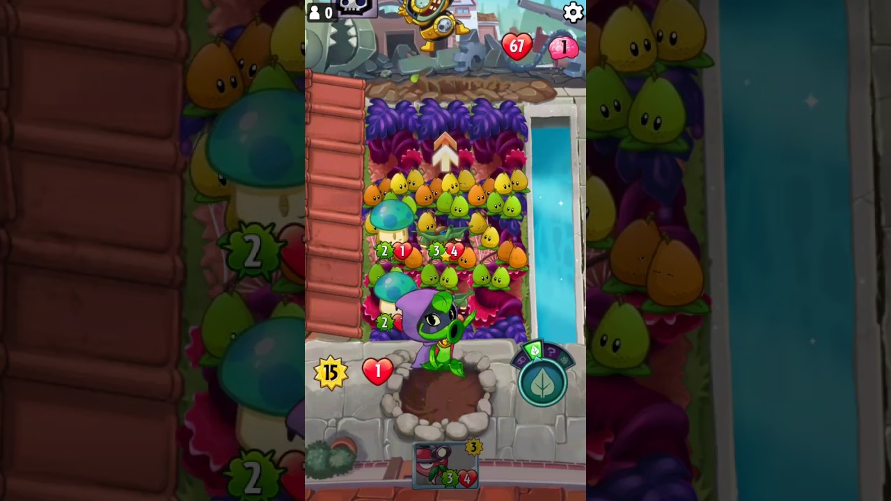 Plants vs Zombies Heroes : Daily Challenge Puzzle Party 21/06/17 - YouTube