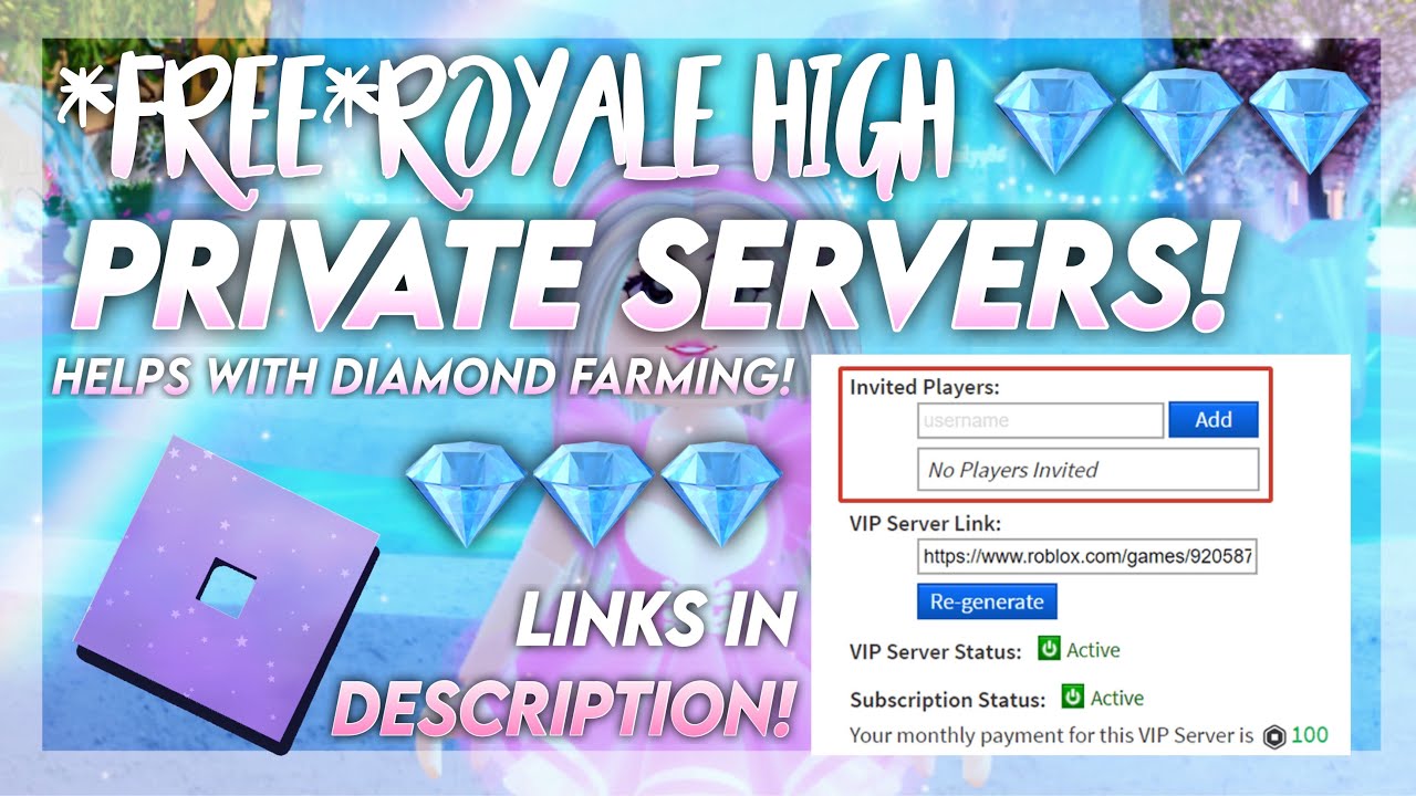 Free Royale High Private Servers Hurry Youtube - roblox royale high private server link