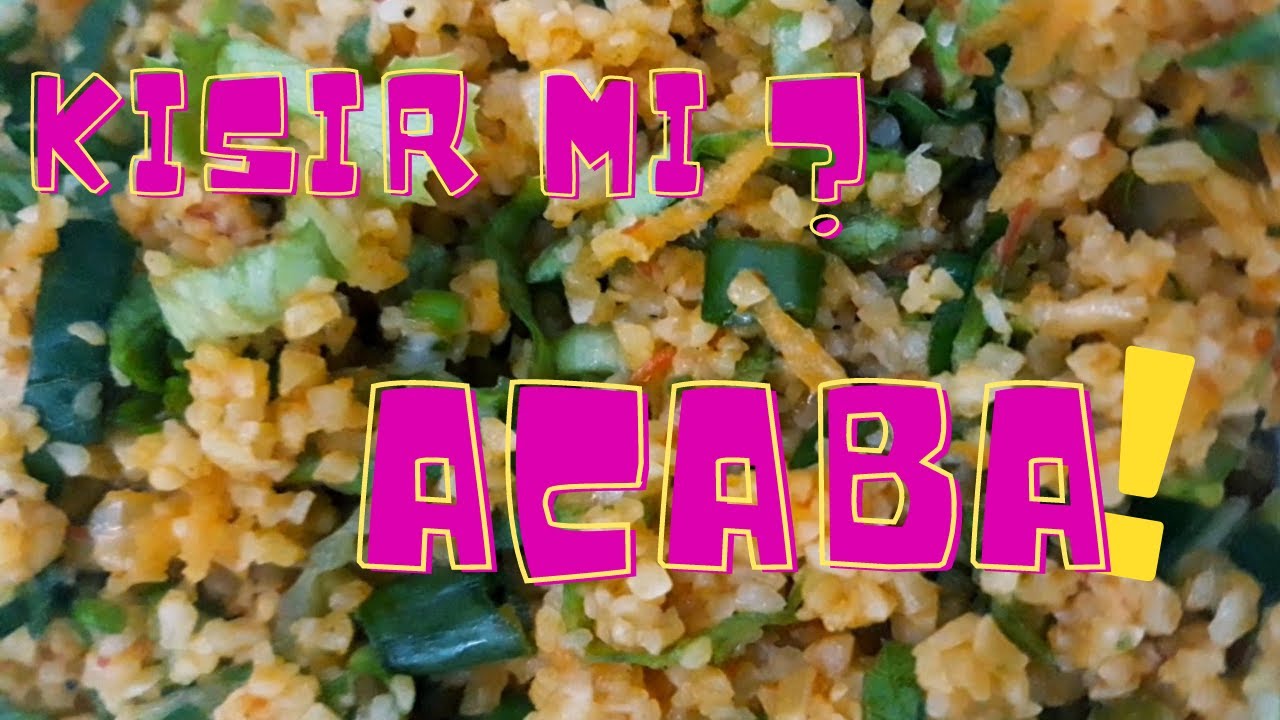 KISIR NASIL YAPILIR? KISIR TARİFİ – YEMEK TARİFİ – ANA YEMEK