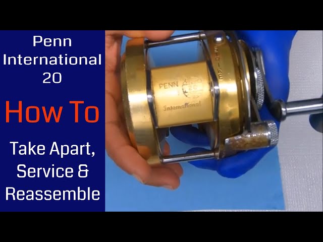 Penn International 20 Fishing Reel - How to take apart, service