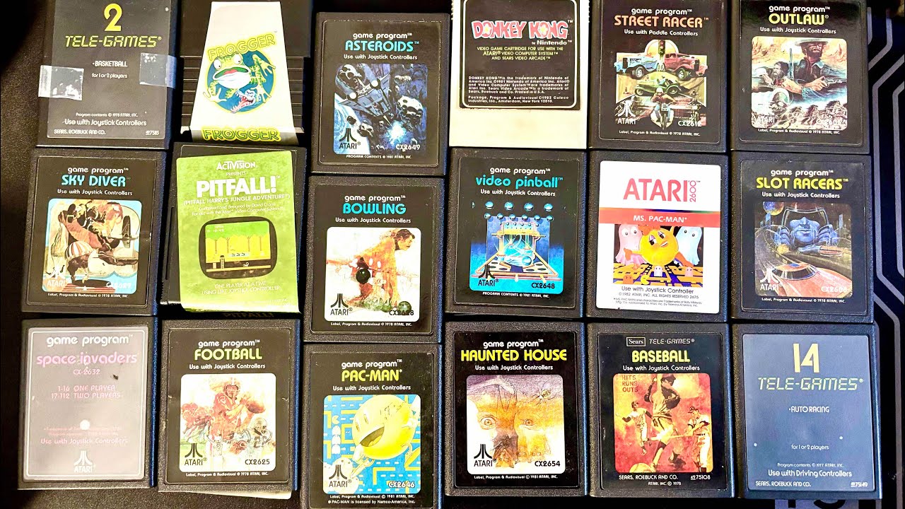 Whispered ASMR | Exploring Vintage Atari Games (Retro Collection)