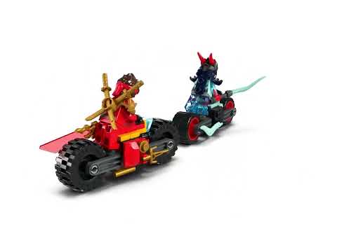 Miniatura del video del prodotto LEGO - NINJAGO Gara di velocità sulla moto di Kai 71838