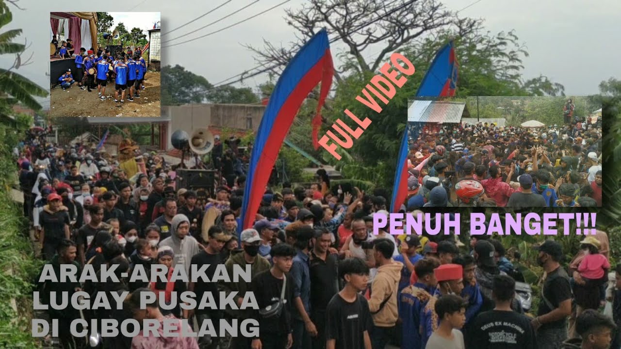 RAME PISANN, DIJALAN SAMPE RUMAH PINUHH!!! Seni Reak Lugay Pusaka Di Ciborelang Full Video