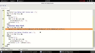 (Pascal) Arreglo de Dos Dimensiones - Notas del Curso