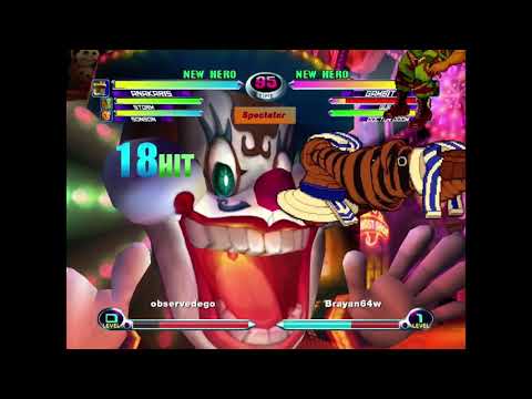 MvC2: Dereklearnslow - Anakaris Trijump to Snap to 99% Assist Punish (Match Start) .:11.23.22:.