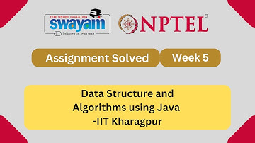 Data Structure And Algorithms Using Java Week 5 || NPTEL ANSWERS || My Swayam || NPTEL 2024