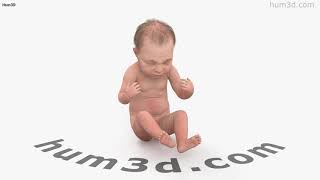 Baby 3D model by 3DModels.org