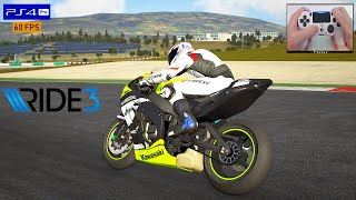 RIDE 3 PS4 PRO | Kawasaki Ninja ZX-10RR Portimao Race | controller gameplay