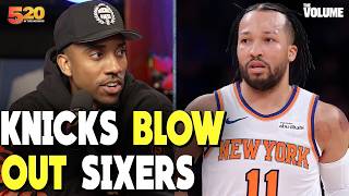 Jeff Teague REACTS to Knicks DOMINATING 76ers in Game 1: Knicks now East FAVORITES? | Club 520