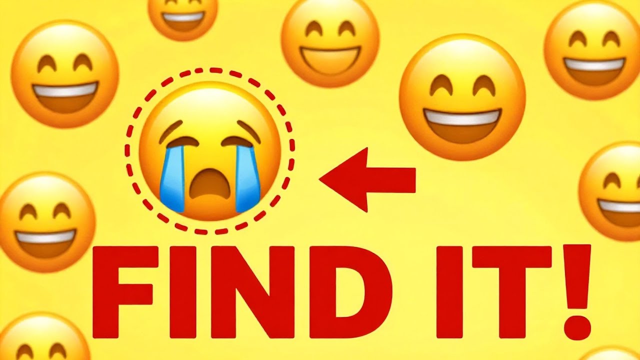 IQ Challenge: Find The Odd Emoji Out! 🧠🔥