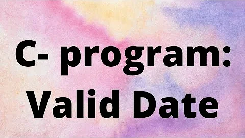 c-program to check if a date is valid or not