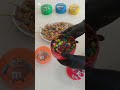 Pouring M&M’s on a Crystal Plate ASMR 🍬 Colorful Candy Sounds