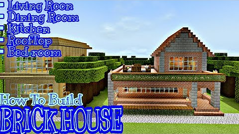 Minecraft Tutorial : How to Build Brick House