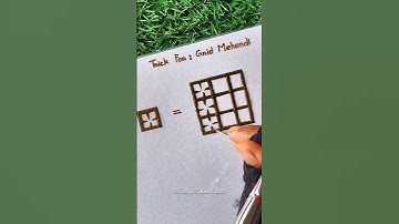 Easy trick for grid mehndi || #mehndi​ #tutorial​ #tips​ #tricks​ #art​ #shorts​ #ytshorts​ #henna