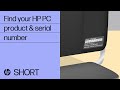 Find your HP computer product & serial number | HP Support