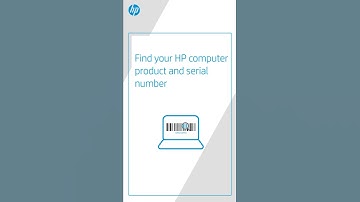 Find your HP computer product & serial number #shorts