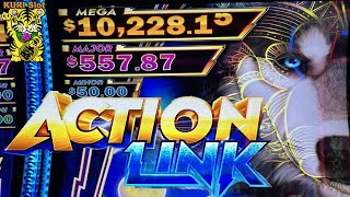 ★NEW SLOT ! THERE WAS A BEAUTIFL WOLF HERE TOO !★ACTION LINK Leader of the Pack Slot (L&W)☆栗スロ
