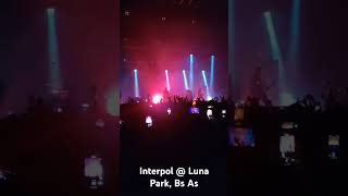 Evil | Interpol en vivo en el Luna Park, 02/06/2024 #music #rock