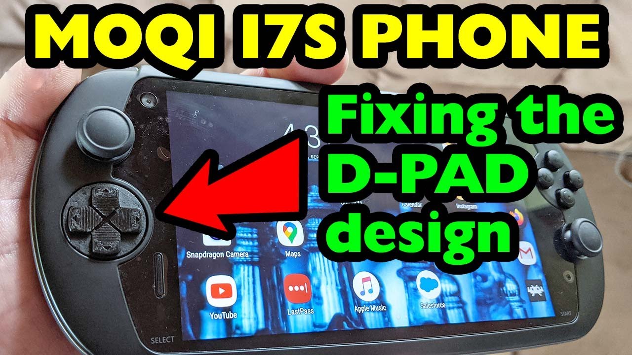Fixing the D Pad on the Moqi I7S Android Gaming Phone - YouTube