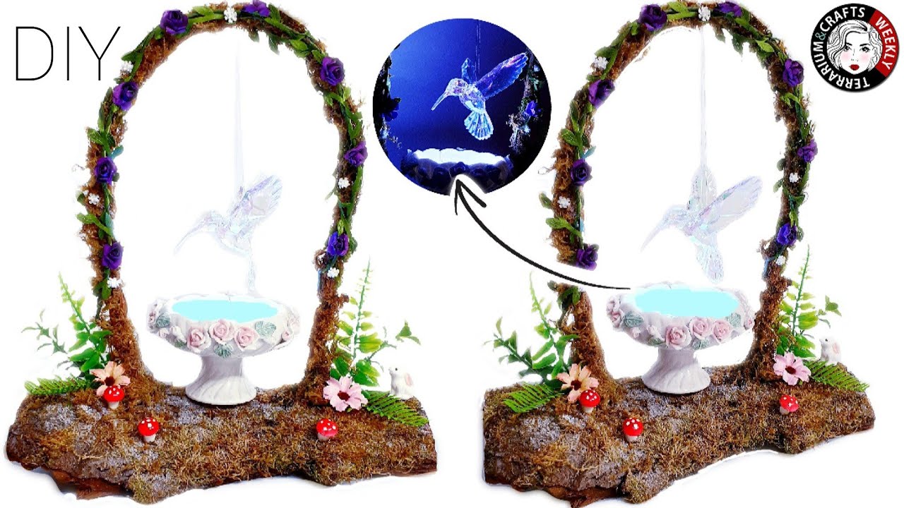 🔴DIY Miniature Fairy Garden Craft Ideas, Wedding Centerpiece Decor, Whimsical Nature Projects.