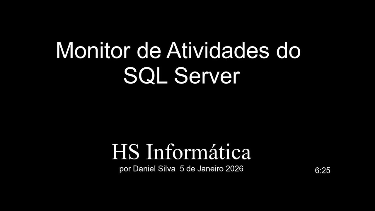 No 56 Introdução ao Monitor do SQL Server - YouTube