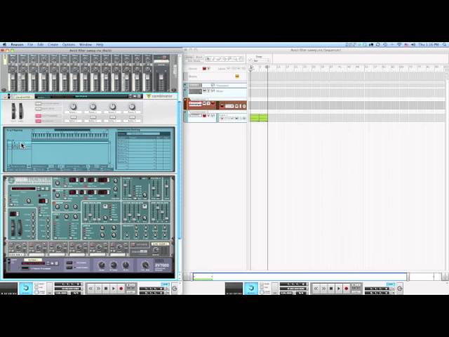 REASON 5 Filter sweep