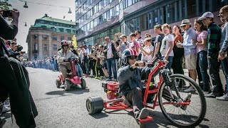 2015 Gumball 3000 Stockholm supercharged mobility scooter Team pensionärsligan