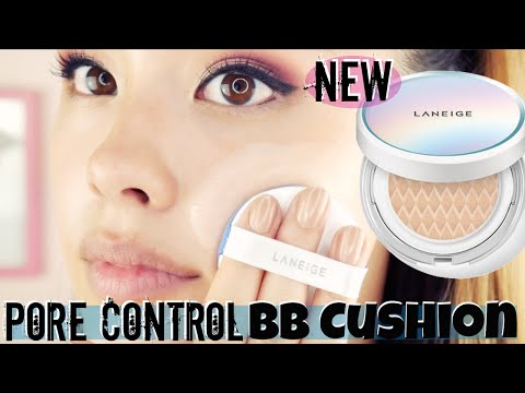 NEW Laneige PORE CONTROL BB Cushion First Impressions | Korean Cushion Foundation Review